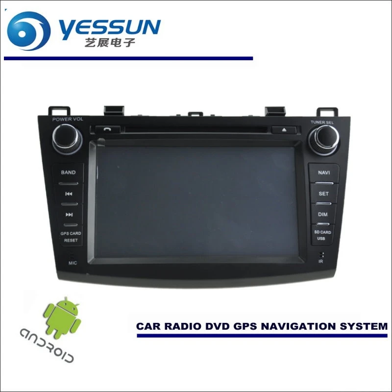 Best YESSUN Car Android Navigation System For Mazda 3 2008~2013 - Radio Stereo CD DVD Player GPS Navi BT HD Screen Multimedia 1