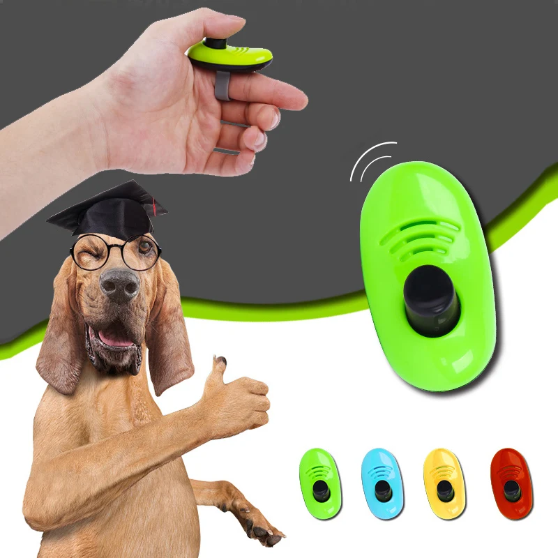 

Universal Remote Portable Animal Dog Button Clicker Sound Trainer Pet Training Tool Puppy With Guide