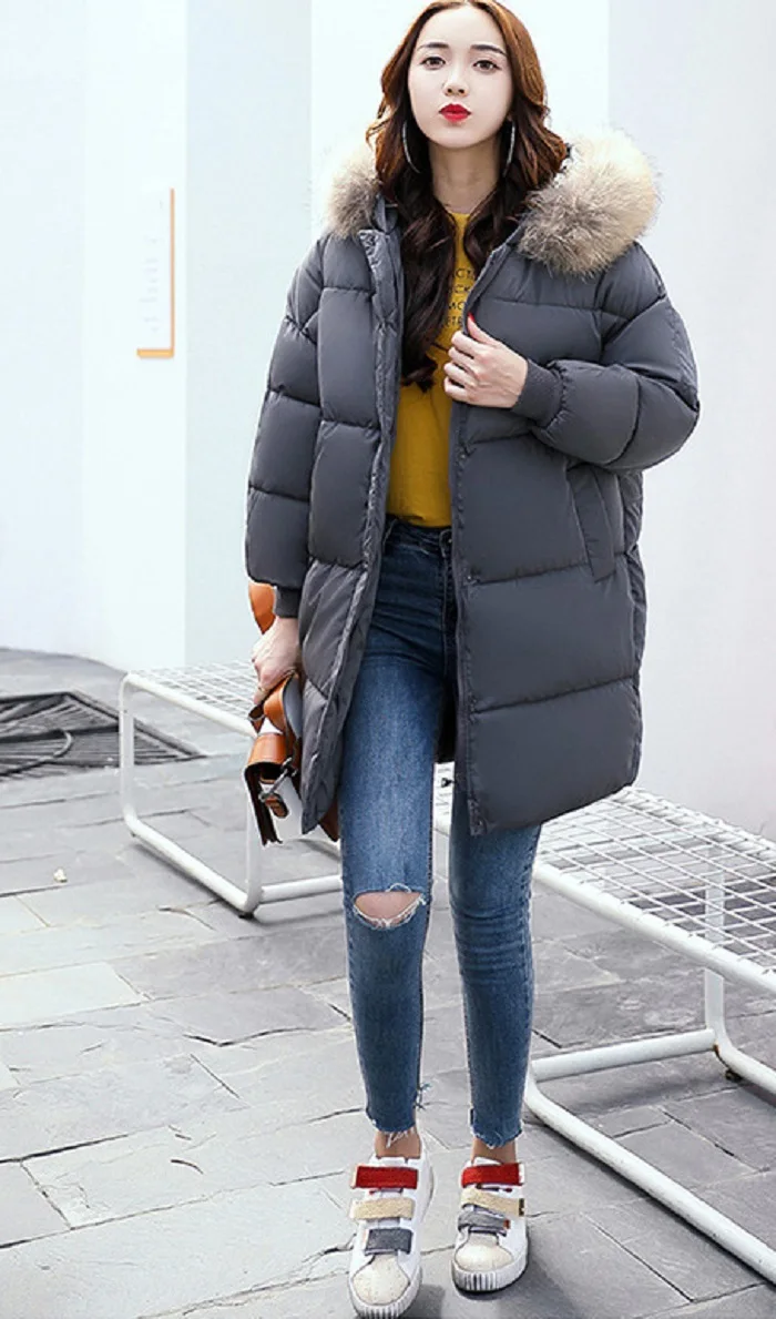 2017 winter hot sales hooded  jacket women clothing cotton + size 3 xl warm coats street fashion wind coat  women+25