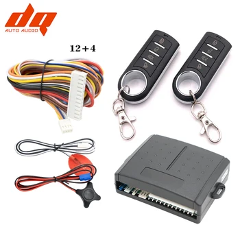 

Universal 12+4 Vehicle Car Alarm System Protection Security Door Lock Locking Key Entry Remote Control Burglar Auto Central Kit