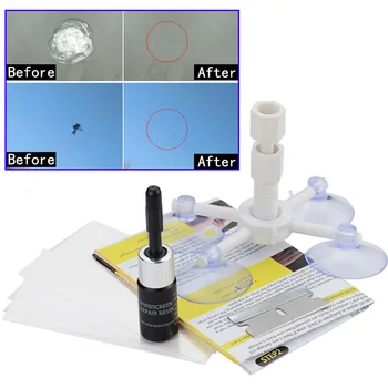 

Repair Fluid Pressure Cylinder Fixed Bracket Solidified Films Car Glass Repair Magic Tool Kit For Cracked Phone Screen