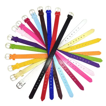 

20pcs Women Bracelets Fashion Simple Jewelry Making Mix Colors Snake Grain Decor Ornament Charms Wristbands Bangle