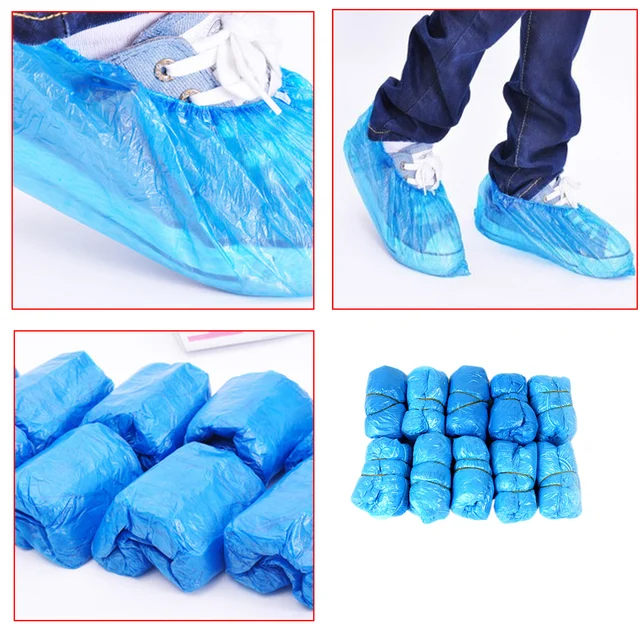 Behokic Waterproof Shoes Bag Practical Storage Retail Disposable PE