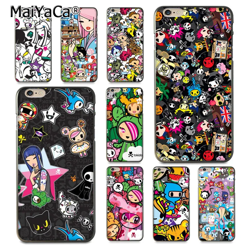 

MaiYaCa Japan Tokidoki Japanese Drawing black soft tpu phone Case for iPhone 8 7 6 6S Plus X 5 5S SE 11pro max case Cover
