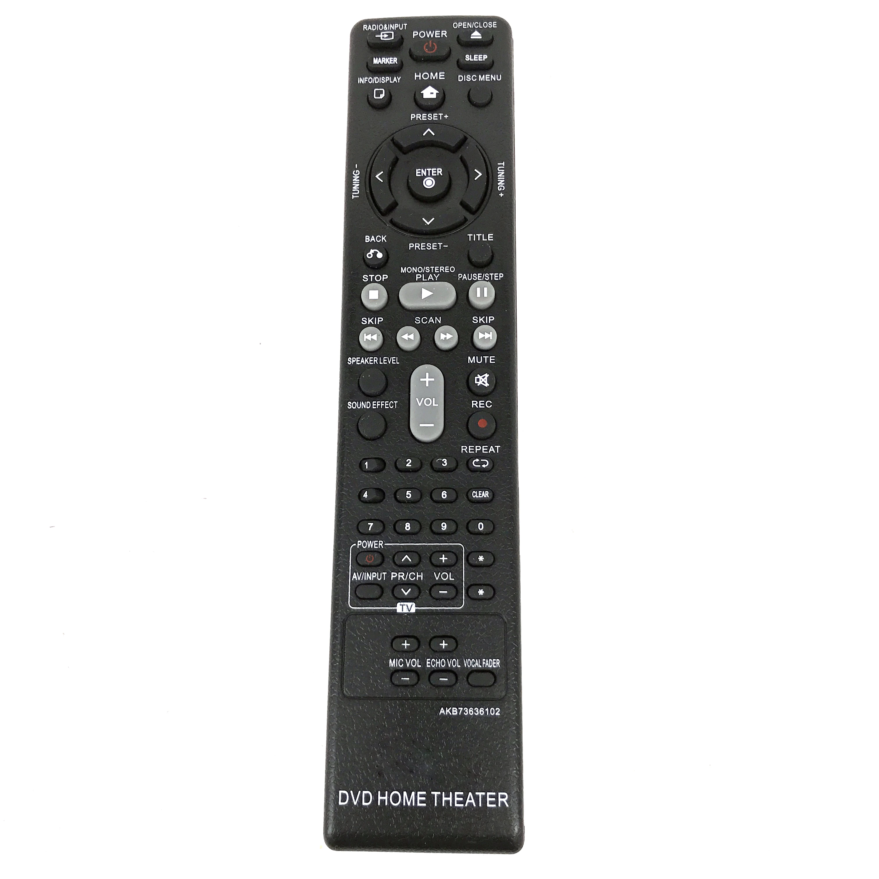 

NEW remote control AKB73636102 For LG DVD HOME THEATER AKB37026852 DH4130S HT304 HT305 HT532 HT805 HT806 HT906
