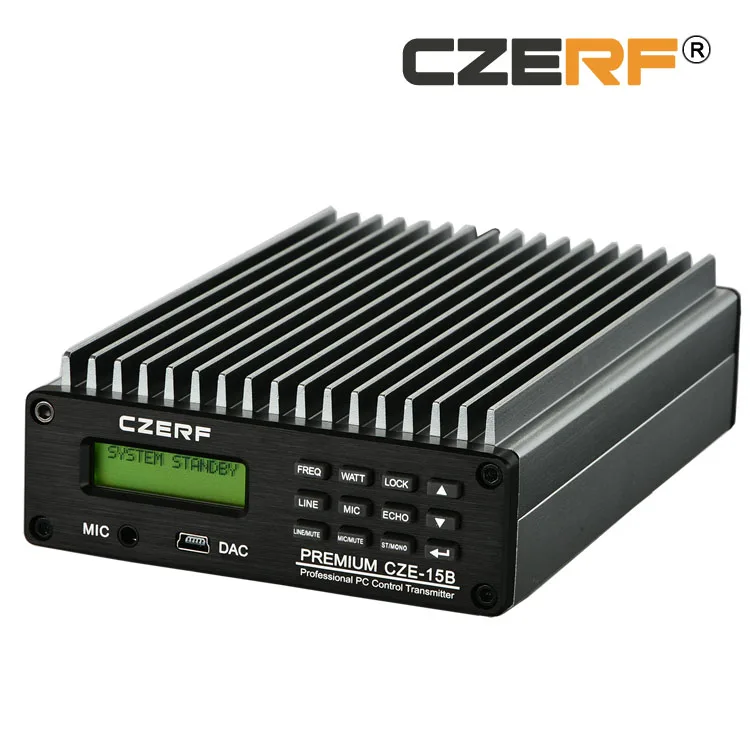 CZE-15B 15 Вт Беспроводной PLL стерео аудио fm-передатчик 88 МГц до 108 МГц