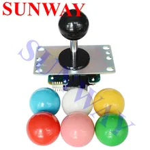 2 шт./партия, японский джойстик Sanwa, JLF-TP-8YT, боевой рокер с Topball и 5-контактный провод для JAMMA аркадная игра, часть