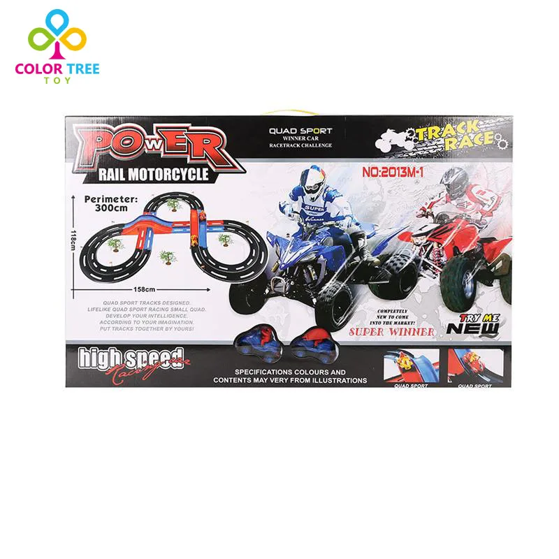 Boys Motorcycle Racing Track Set Learning Educational Toysin Diecasts