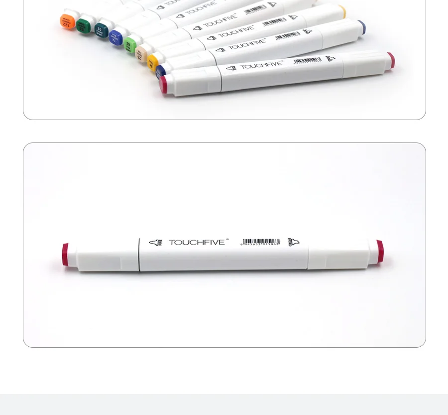 Маркер TouchFIVE 30/40/60/80/168 цветов маркеры для рисования набор двойной головкой художественный эскиз жирной ручка манга ручка Набор для рисования