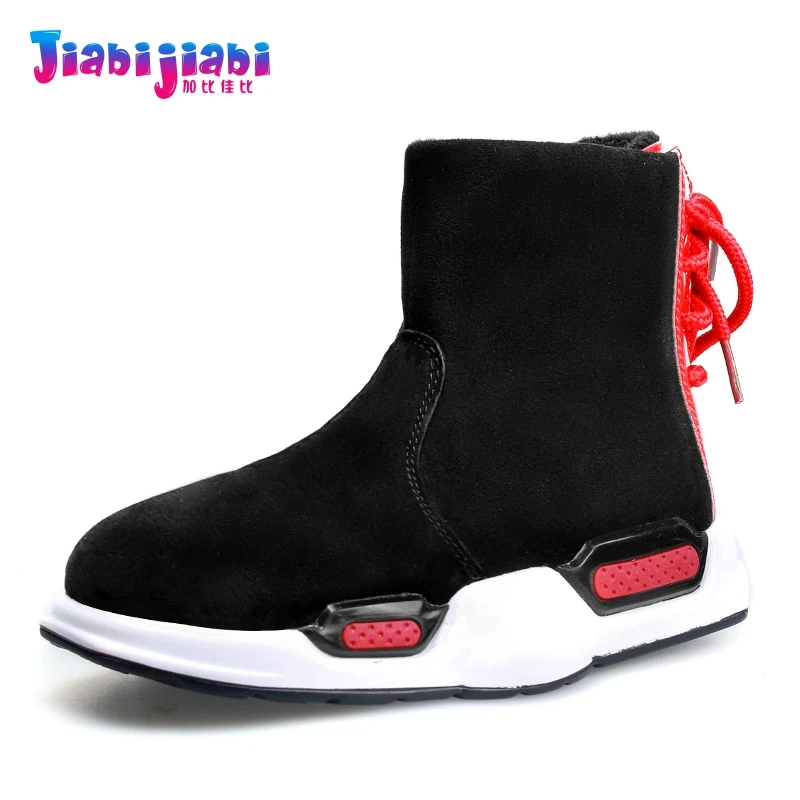 

Children Hight Cut Casual Boots 3-12T Autumn Winter Girls Boys Fashion Riding Boots Toddler Kids Casual Shoes Velvet Ankle Boots