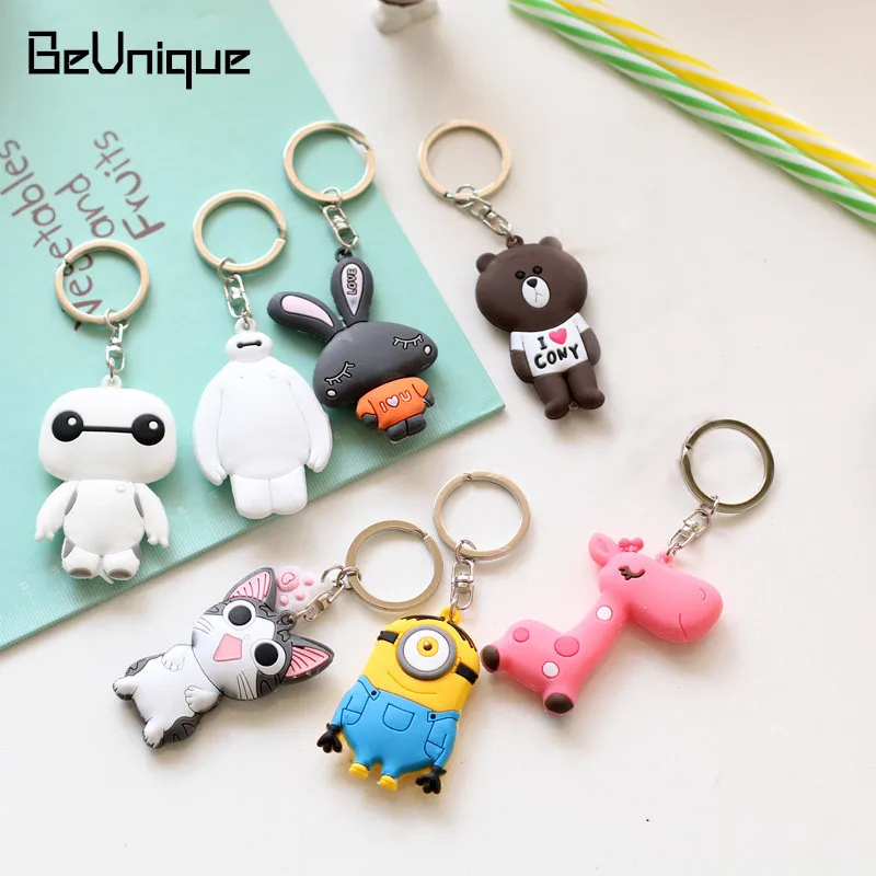 Kartun Lucu Hewan Monyet Cat Kelinci Beruang Rusa Panda Anime Pvc