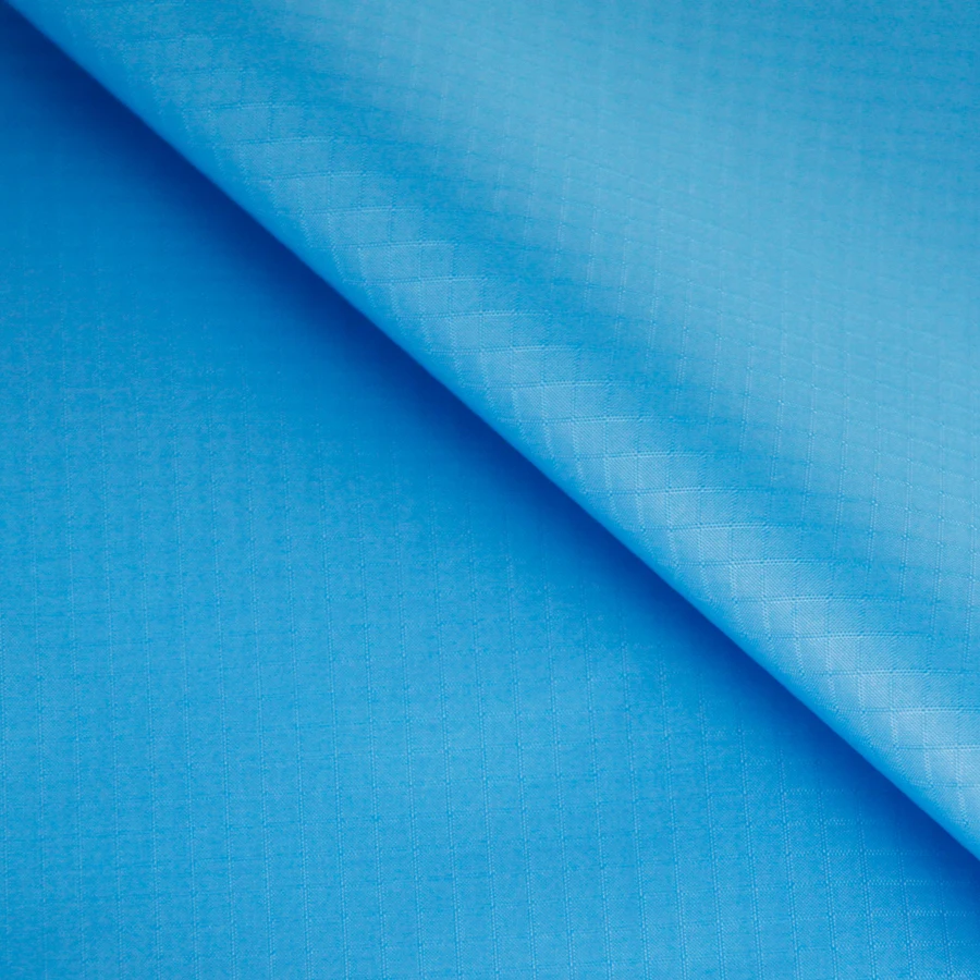1.7 Yard Wide x 2 Yards Long Sky Blue PU Coated Waterproof Outdoor