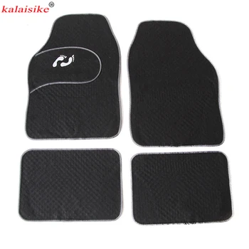 

kalaisike universal car floor mats for Land Rover All Models Rover Range Evoque Sport Freelander Discovery 3 4 car styling