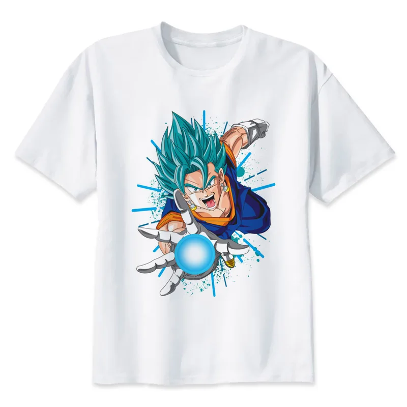 Super cool V-Neck T-shirt with anime design-3