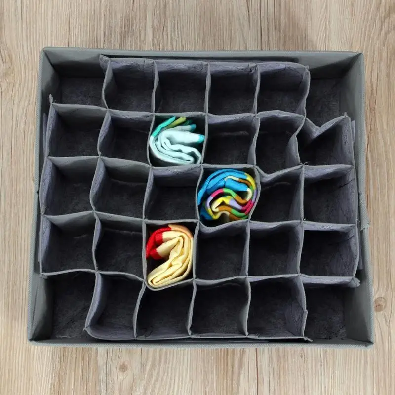 طوي 30 خلايا داخلية الجوارب المنظم وشاح ربطة العنق سراويل حقيبة للتخزين درج المنزل خزانة المنظم طوي 30 خلايا داخلية الجوارب المنظم وشاح ربطة العنق سراويل حقيبة للتخزين درج المنزل خزانة المنظم