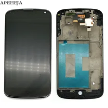Bloc écran tactile LCD avec châssis, 4.7 pouces, 5 pièces ou plus, pour LG Nexus 4 E960, 12% de réduction=