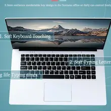 15,6 дюймов 8 ГБ ОЗУ 64 Гб intel cpu система windows 10 wifi bluetooth Ультратонкий ноутбук компьютер