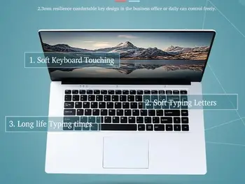 

15.6 inch 8gb ram 64gb intel cpu free windows 10 system wifi bluetooth ultrathin laptop notebook pc computer