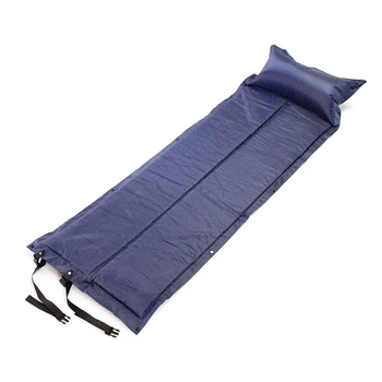 

Outdoor Functional Self Inflating Moistureproof Air Mattress With Pillow Pool Float Pad Camping Roll Mats