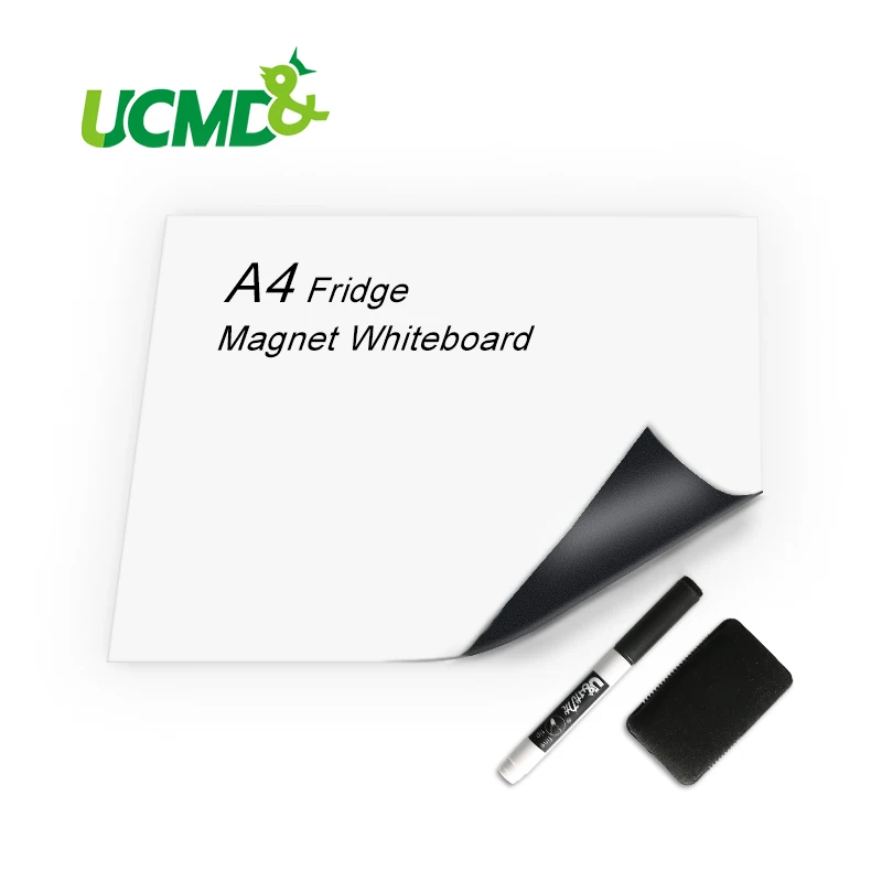 A4 Flexible Mini Whiteboard For Fridge Message Board For Refrigerator