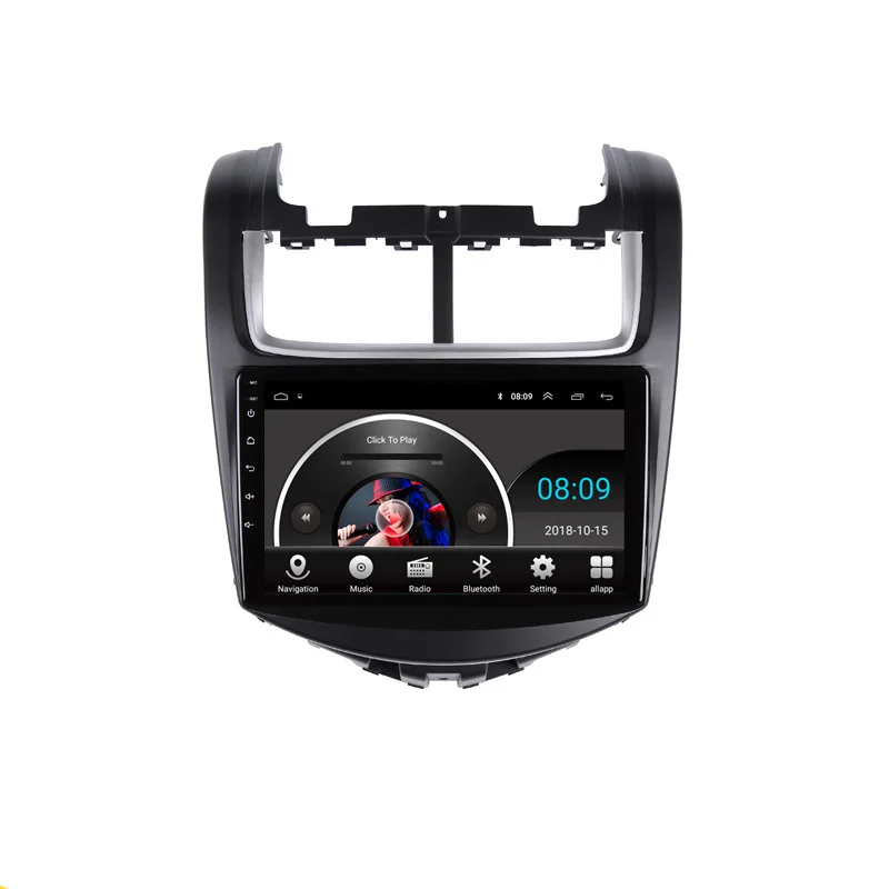 Discount 9" 2.5D IPS Android 8.1 Car DVD Multimedia Player GPS for Chevrolet Aveo 2013 2014 2015 audio car radio stereo navigation 12