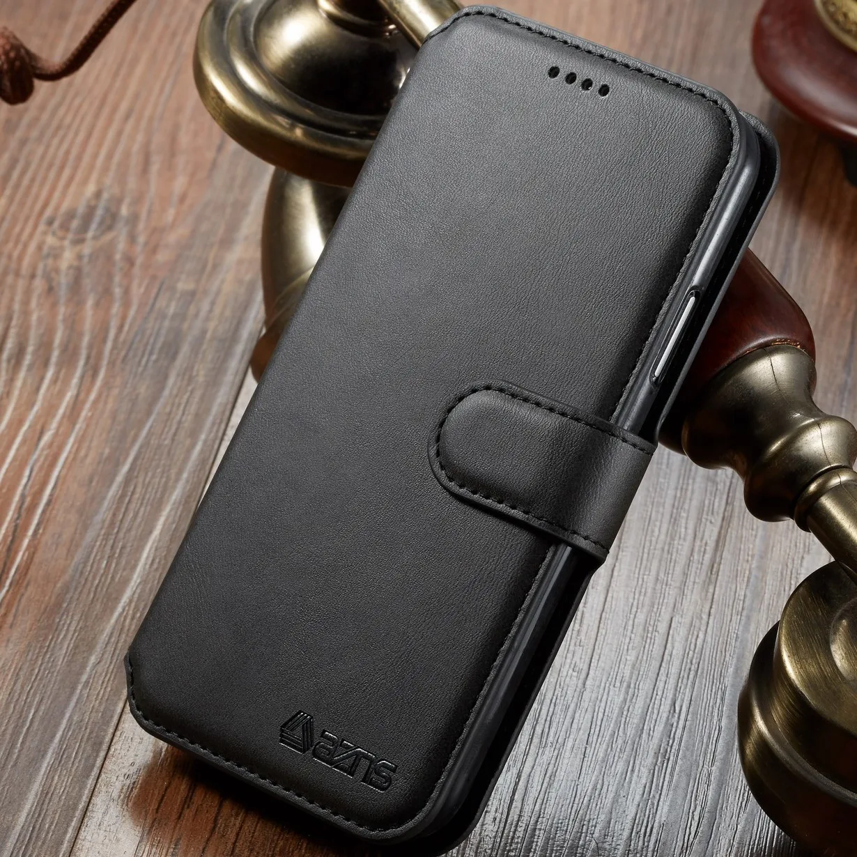 Чехол для iPhone XR X 6 s 7 8 Plus Роскошный чехол в стиле ретро с отделениями карт тонкий