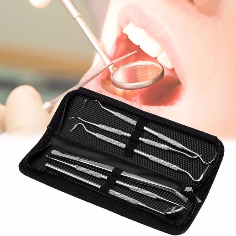 6 Pcs/set High Quality Stainless Steel Dental Lab Kit Professional