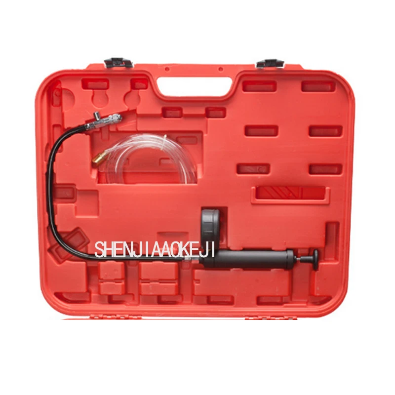 28 pcs/set  Portable Car tank pressure gauge Check leak meter Test scale  Add tank water antifreeze changer toolbox