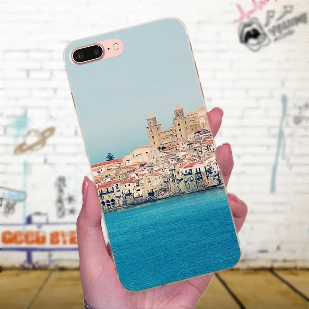 Красивая Сицилия Италия милая для Apple iPhone X XS Max XR 4 4S 5 5C 5S SE 6 6S 7 8 Plus
