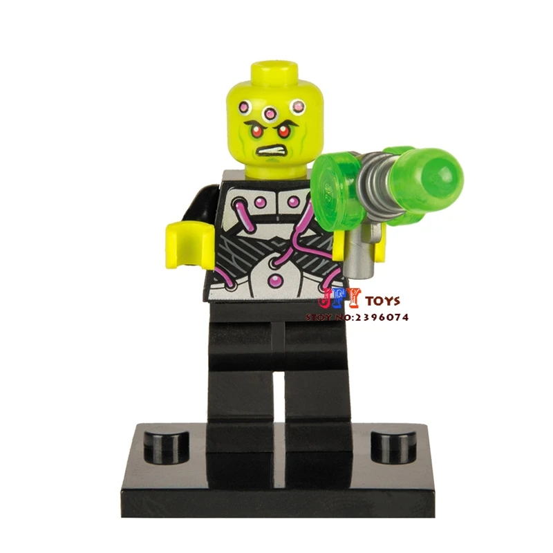 

Single Sale superhero marvel Brainiac building blocks model bricks toys for children brinquedos menino