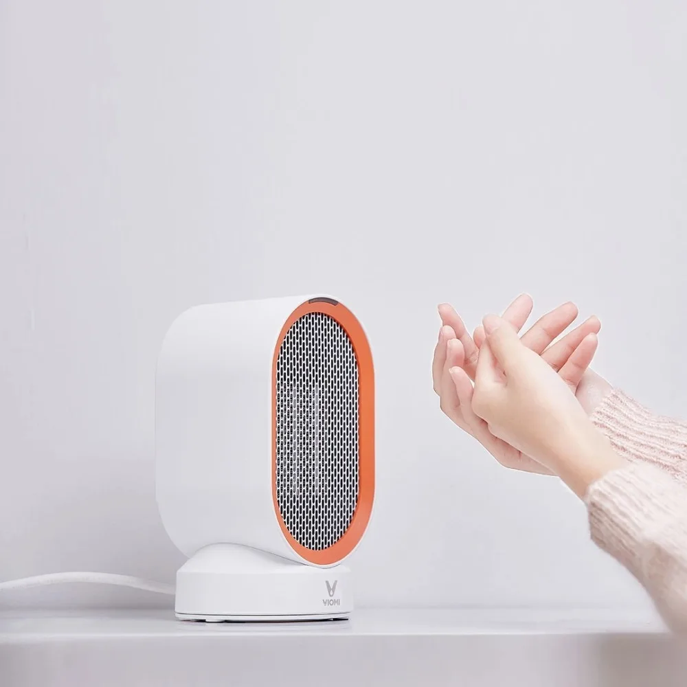 Original Xiaomi Viomi Mini Electric Heater Rapid Heating Rotation Hot/Cold Wind Two Mode Desktop Wa