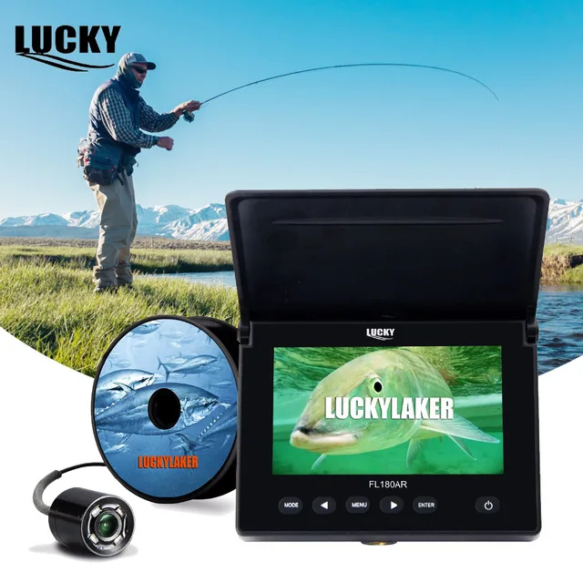  LUCKY FF3308-8 Portable Underwater Camera Fishing Inspection System CMD sensor 3.5 inch TFT RGB Wat