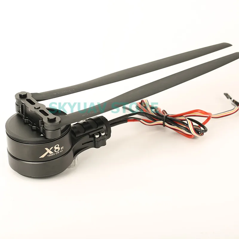 Hobbywing X8 силовая двигательная система 3090 CW CCW Пропеллер для 30/35/40 мм карбоновая