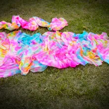 1 шт. правые вентиляторы+ 1 шт. левые Вентиляторы 5 размеров* 0,9 м(XX "* 35") Ручная роспись танец живота Шелковый веер вуаль, смешанные цвета