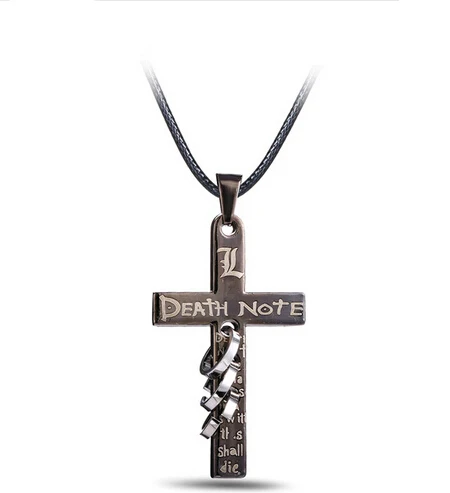 Ожерелье с подвеской тетрадь смерти для мужчин и женщин|rope chain|chain mendeath note necklace |