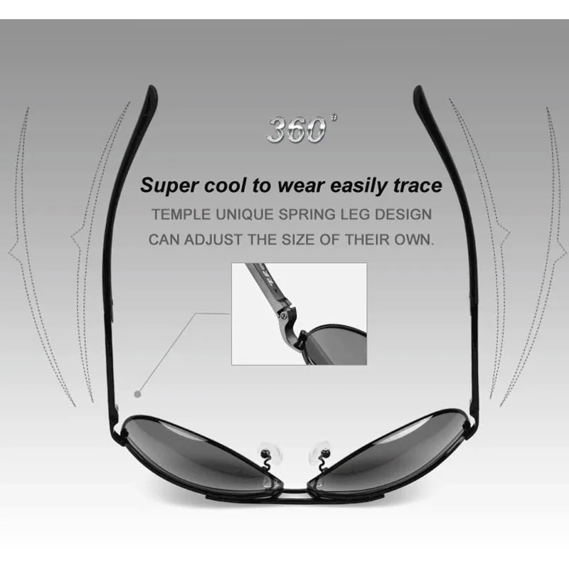Мужские солнцезащитные очки с поляризационными стеклами UV400|fashion sun glasses|sun glassessun