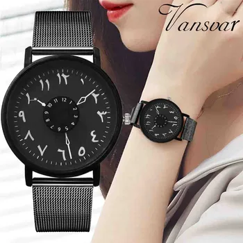 

Ladies Designer Watches Luxury Watch Women 2020 Vansvar Casual Quartz Stainless Steel Band Newv Strap Watch Analog Wrist Watch