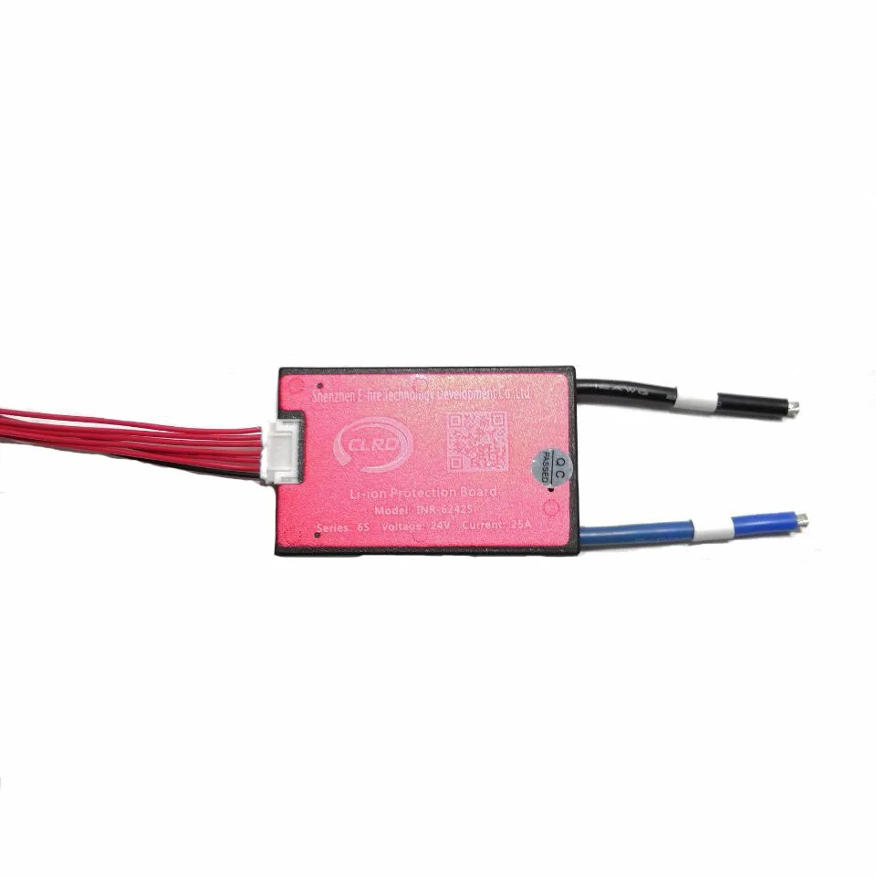 Система управления аккумулятором 6S 24V 15A 40A BMS PCM PCBA для 18650 комплект литий ионных