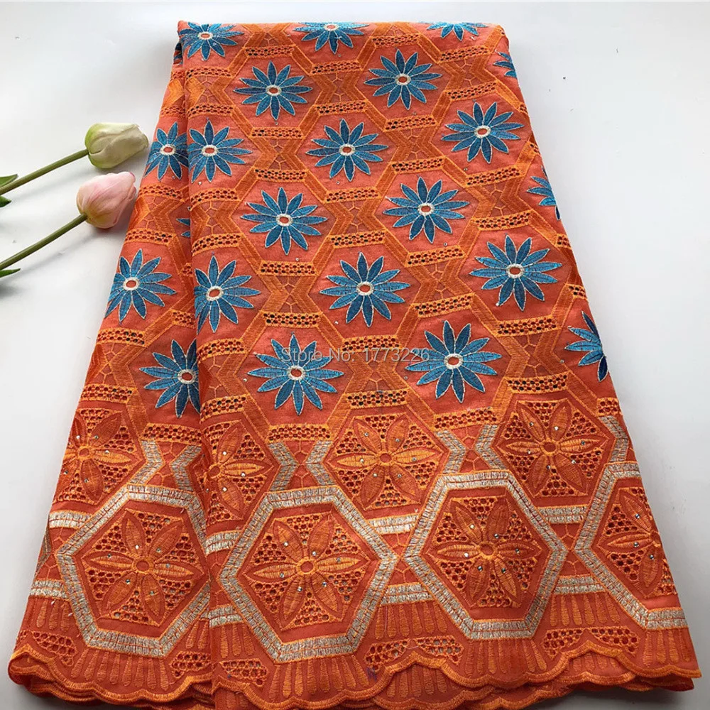 

Новинка, Высококачественная швейцарская кружевная вуаль, швейцарская хлопковая африканская сухая хлопковая кружевная ткань в нигерийском стиле, Мужская кружевная вуаль, 5 ярдов