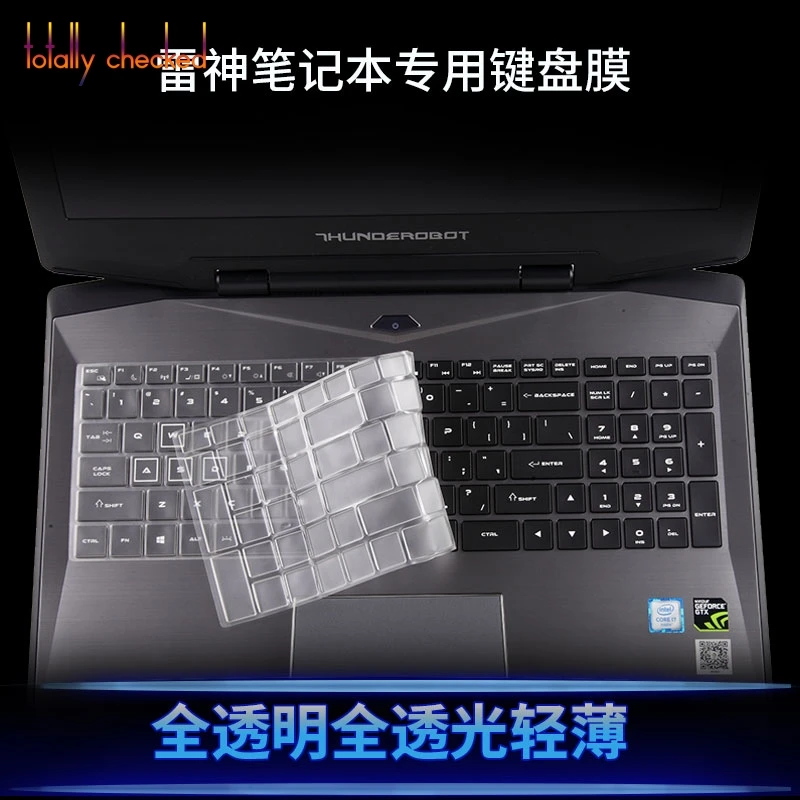 Laptop High Clear Transparent Tpu Keyboard Protector Cover guard for ThundeRobot ST-Pro 15.6