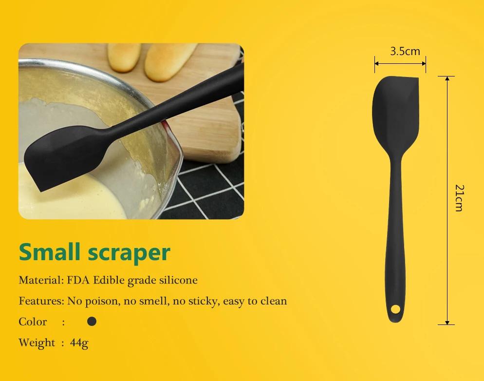 Силиконовая пищевая лопатка Тернер щетка для выпечки приспособление для взбивания яиц лопатка-скребок силиконовые кухонные принадлежности Инструменты для приготовления пищи