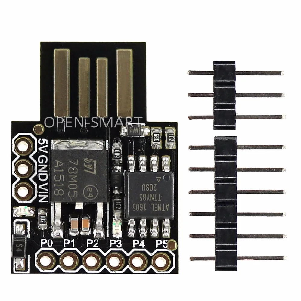 USB Digispark Kickstarter ATTINY85 для Arduino Генеральный Micro USB развитию