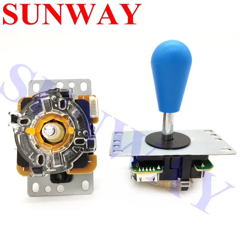 

2PCS/Lot High quality 5Pin arcade joystick with Octagonal gate 4/8way Game fighting joystick for game machine DIY Controller Kit