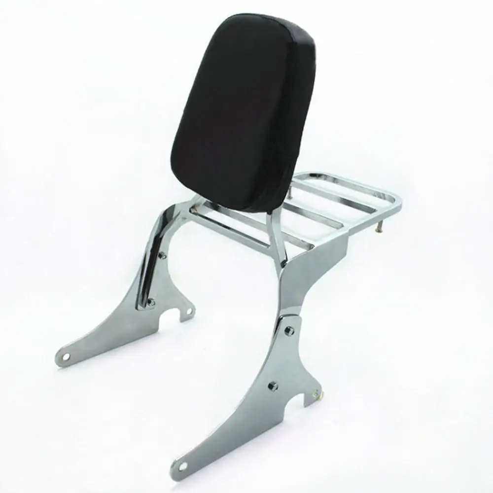 

Vulcan 400/800 Rear Luggage Rack Support Trunk Holder Cargo Shelf Bracket w/ Backrest Sissy Bar for Kawasaki Vulcan VN400 VN800