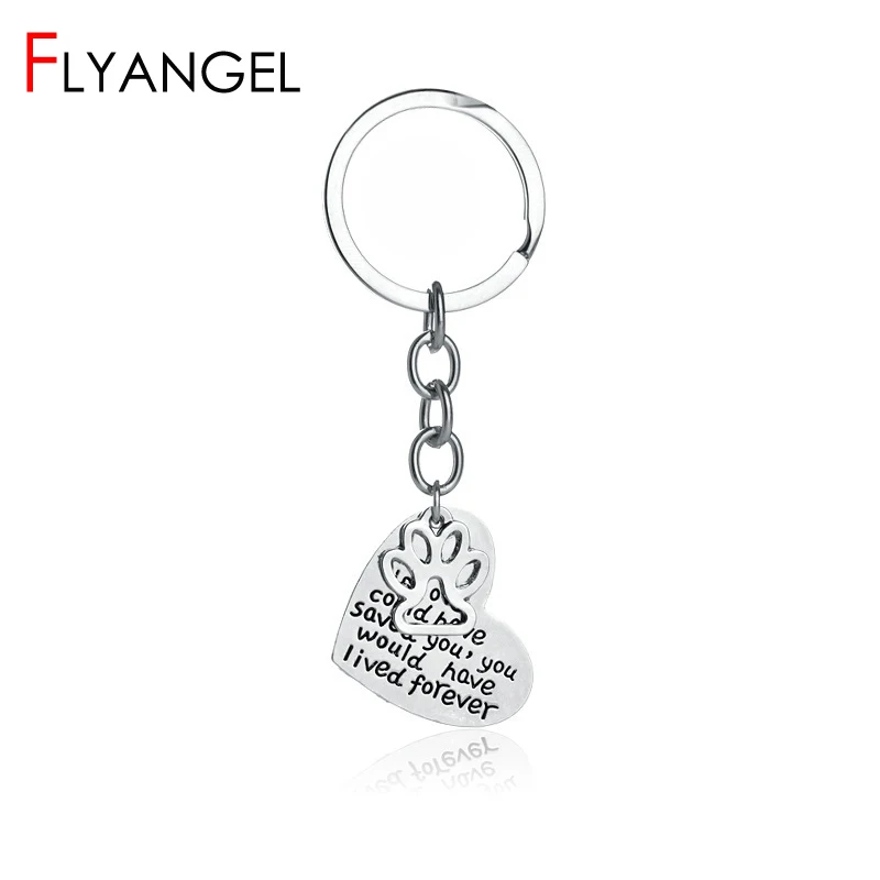 Fashion Accessories Heart Love Keyring If Could Have Saved you You Would Lived Forever Lovers Jewelry Gifts Keychain | Украшения и
