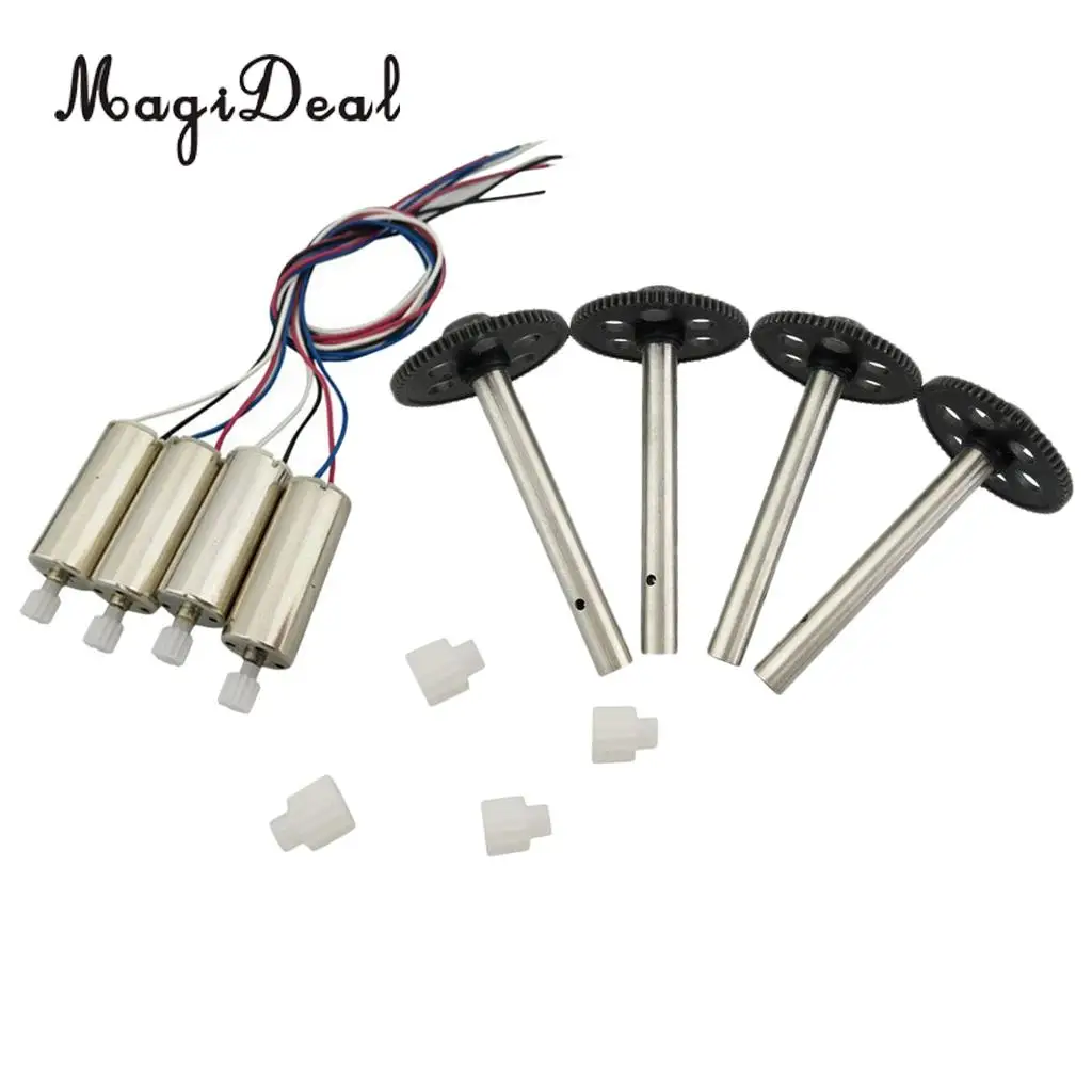 MagiDeal Durable Quadcopter Accs Motor Spindle Wheel Gear for JJRC H12C DFD F181 Drone Remote Control Parts