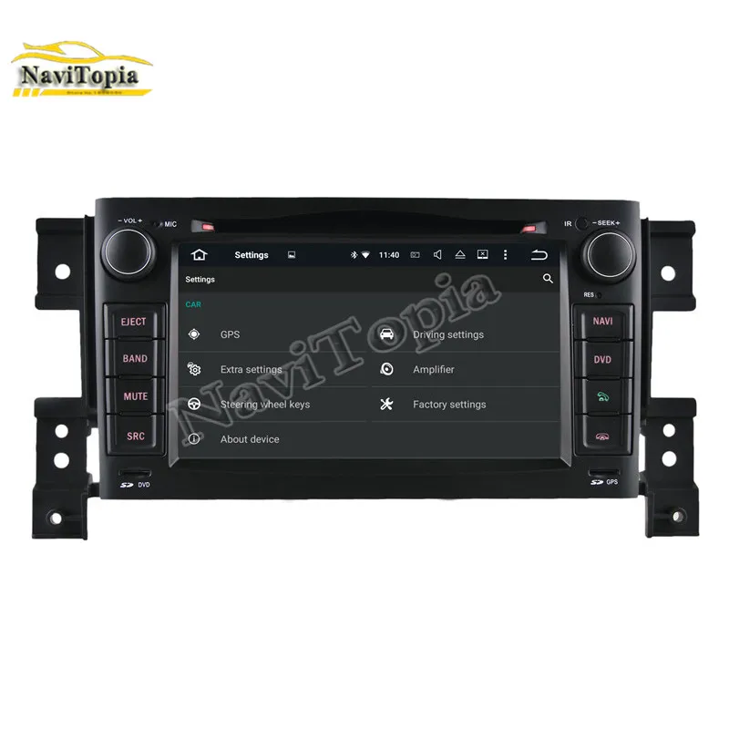 NAVITOPIA 2G четырехъядерный Android 7 1 Автомобильный gps для Suzuki Grand Vitara 2006 2007 2008 2009 2010 2011 2012
