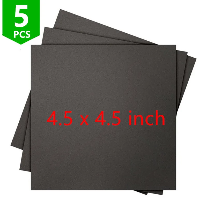 5 шт. 3D сборки с печатной поверхностью 4 &quotx 5&quot квадрат черный цвет супер палка