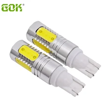 10 шт. высокое качество автоматического включения света T10 7,5 ватт машинный led свет ксенона, wedge bulb, 194 168 192 W5W t10 Светодиодные лампы Интерьер стайлинг-пакет для автомобиля