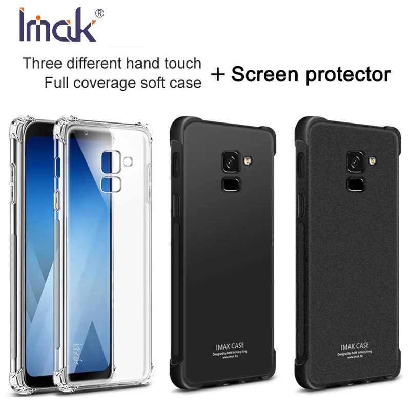 Чехол для Samsung Galaxy A8 2018 A530F чехол Imak TPU силиконовый задняя крышка + защита экрана |